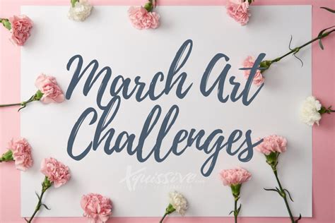 March Art Challenges