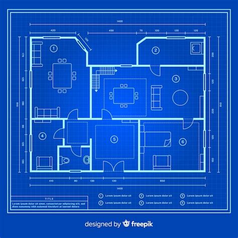 House Plan Concept 53 House Blueprint Drawing