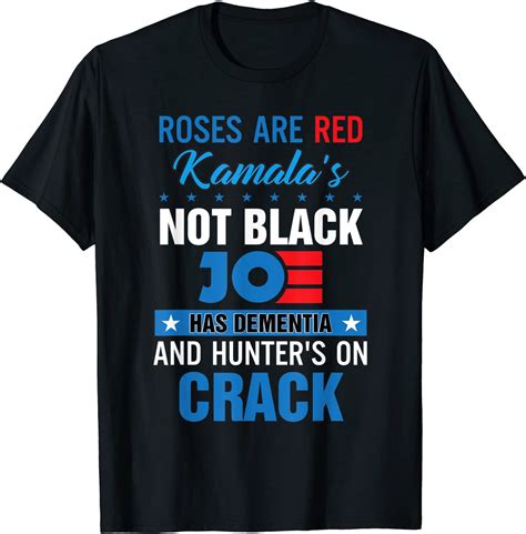 Biden Roses Are Red Kamalas Not Black Joe Shirt Shirtelephant Office