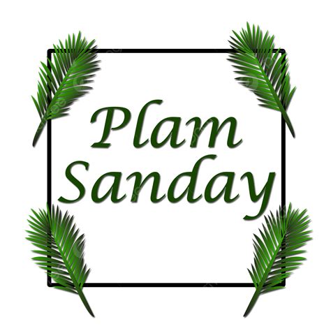 Christian For Palm Sunday Clipart Vector Christian Palm Sunday Design