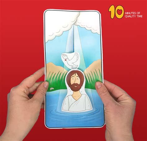 Baptism Of Jesus Craft 10 Minutes Of Quality Time