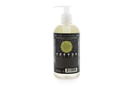 Natural And Organic Liquid Hand Soap Green Tea And Lime Saavy