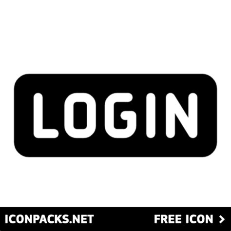 Free Login Button Svg Png Icon Symbol Download Image