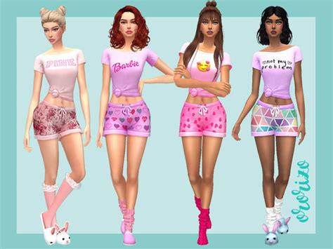Pyjamas Part 1 By Ororizo At Tsr Sims 4 Updates