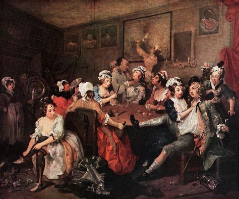 1700s The Orgy From Rakes Progress Painting By Vintage Images Fine
