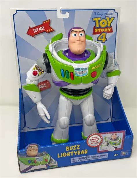 Toy Story 4 Buzz Lightyear Karate Chop Action 12 Figure New In Package