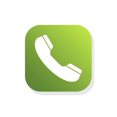 Premium Vector Vector Green Phone Call Button