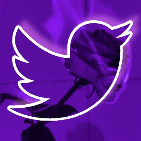 Purple Twitter Icon Purple Wallpaper Iphone Dark Purple Aesthetic