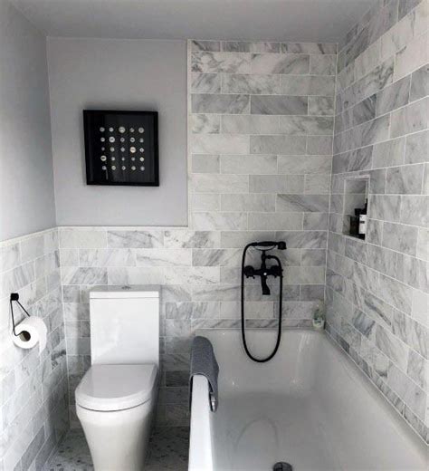 Here's a quick guide to help you this striking bathroom features green, grey and white tiles from tile cloud in a zigzag pattern devised by bonnie hindmarsh of three birds renovations. Top 60 Best Grey Bathroom Ideas - Interior Design Inspiration