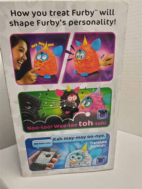 A Mind Of Its Own Yellowteal Furby Hasbro Talking Interactive With Box