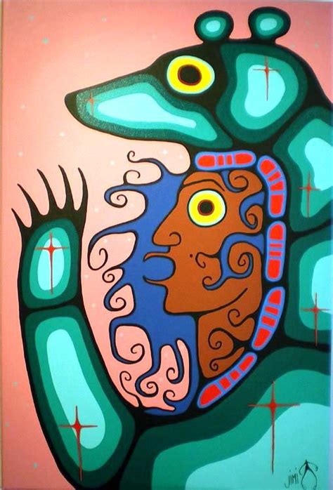 Jim Oskineegish Original Paintings Native Art Native American Art Canadian Art