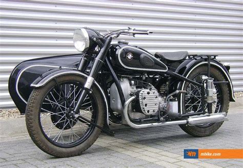 Old School Bmw Motorcycle With Sidecar Bmw Vintage