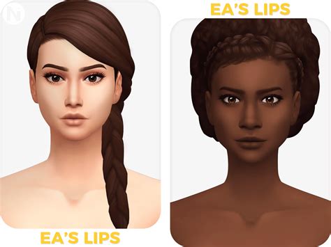 Nat Lips Sims 4 Cc Skinblend All In One Photos