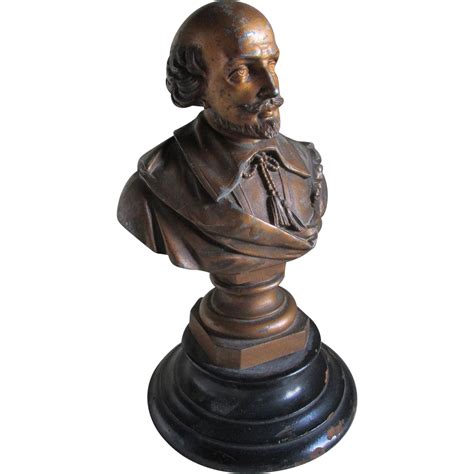 Antique William Shakespeare Bust Sculpture From Neatcurios On Ruby Lane
