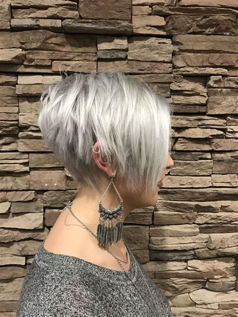 Pixie short gray hairstyles and haircuts over 50 in 2017. platinum pixie cut | Hair styles, Hair cuts, Short hair cuts