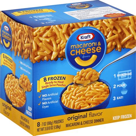 Kraft Macaroni And Cheese Dinner Original Flavor Frozen Foods Roths
