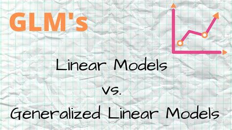 Glm Intro Linear Models Vs Generalized Linear Models Youtube