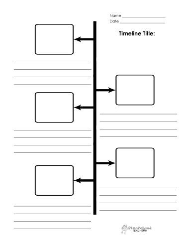 Blank Timeline Printables Social Studies Create A Timeline Teaching