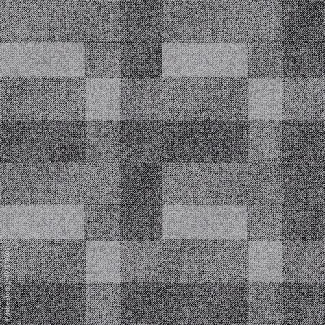 Seamless Repeat Vector Pattern Gray Checkered Office Carpet Texture