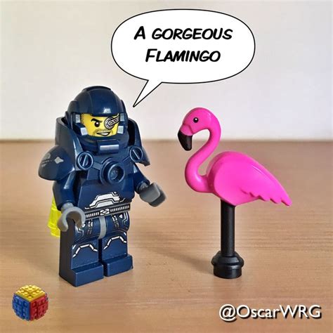 Flamingo 🦩 Lego Flamingo Minions