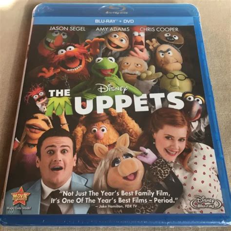 The Muppets Two Disc Blu Raydvd Combo Disney Jason Segel Amy Adams