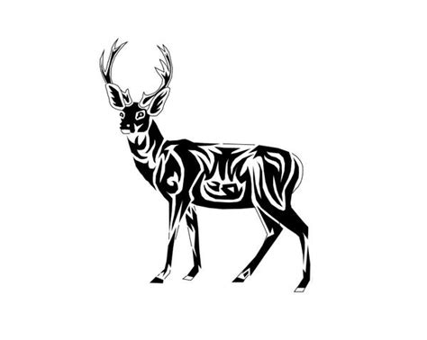 Tribal Deer Tattoo By Blackrayser On Deviantart