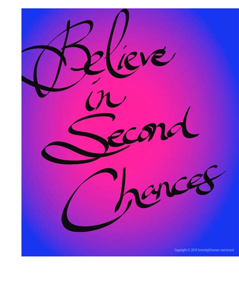 Ecard: Believe in Second Chances