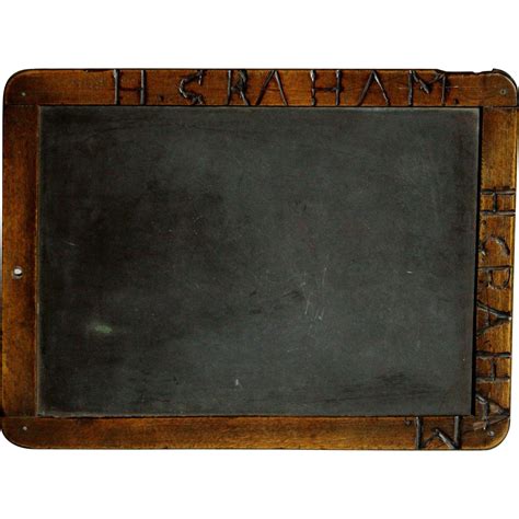 Antique English 19th Century School Chalkboard - Writing Slate from ...