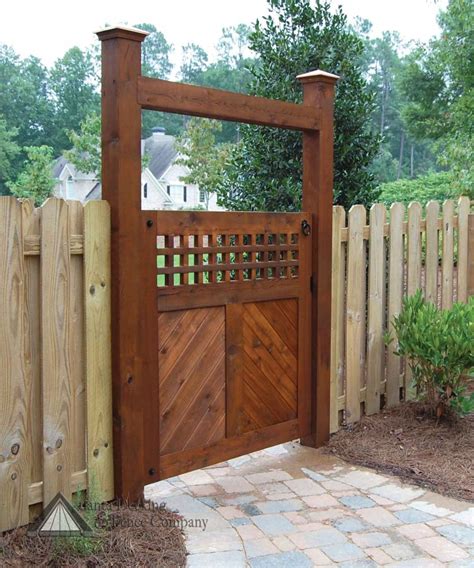 Your gate construction is complete. Ideas: Impressive Wooden Gate Designs With Outstanding ...