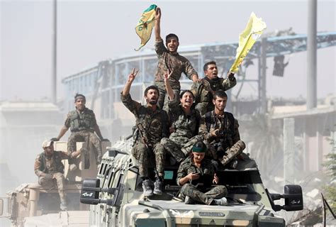 photos from the scene as u s backed syrian forces claim victory in raqqa from the islamic state