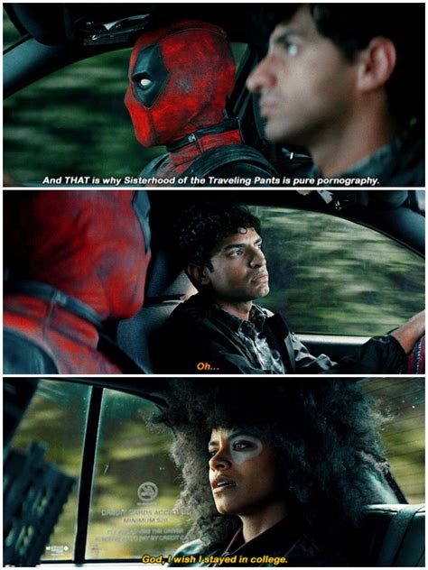 Domino Deadpool 2 Deadpool Funny Funny Movie Memes Marvel Memes