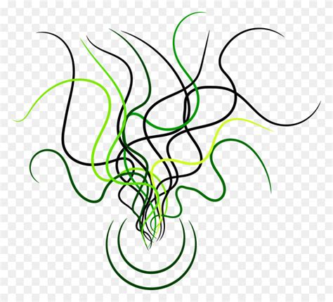 Lines Clipart Curved Curly Lines Clipart Stunning Free Transparent