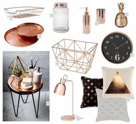 Rose gold home decor can add a touch of glam to a once simple item (for example a curtain rod, or an alarm clock — both found below!) and create a sense of sophistication for an entire room. Rose Gold Home Decor - FLIP AND STYLE ♥ Australian Fashion ...