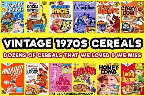 Breakfast Cereal Favorites Of The 1950s 1960s And 1970s 41 Off