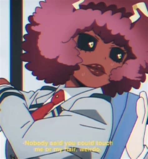 Mina Fan Art In 2021 Pink Wallpaper Anime Black Anime Characters