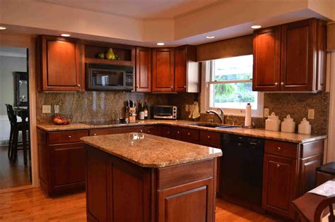 High gloss lacquer, high gloss wood grain. light cherry shaker kitchen cabinets | Cherry cabinets kitchen, Kitchen accessories decor, Oak ...