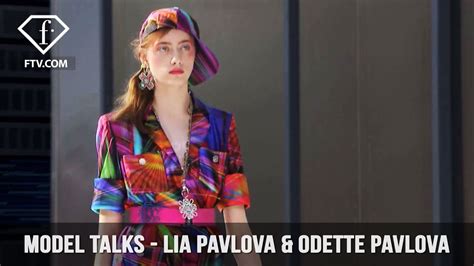 Model Talks Paris Ss 17 Lia Pavlova And Odette Pavlova Fashiontv Youtube