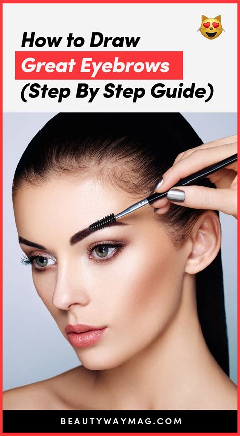 How To Draw Great Eyebrows Complete Step By Step Guide Beautywaymag