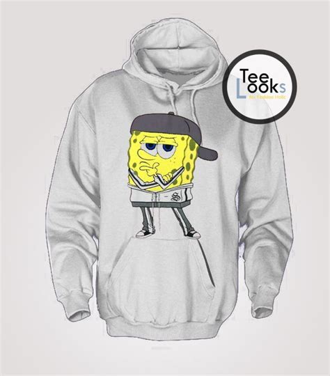 Pondering Spongebob Hoodie Hoodies Print Clothes Unisex Hoodies