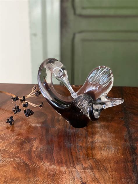 Vintage Murano Glass Bird Figurine Hand Made Murano Glass Etsy