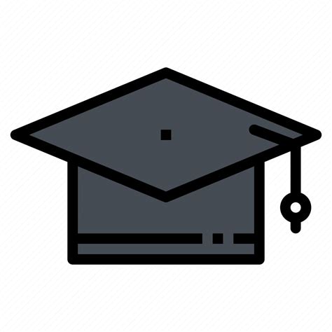 Cap Certificate Education Graduate Hat Icon Download On Iconfinder