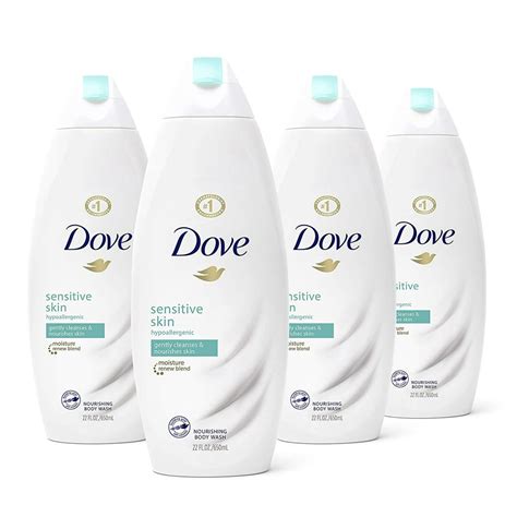 Dove Sulfate Free And Hypoallergenic Sensitive Skin Body Wash 22 Fl