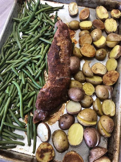 Pork loin filets are an easy weeknight meal. Pork Tenderloin Sheet Pan Dinner