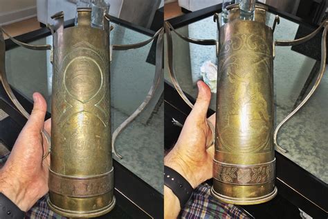 Ww1 Era Trophy Made From An Artillery Shell