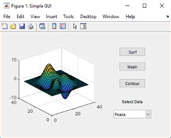 For now, there is just one property, which is the ui figure window. Create and Run a Simple figure-Based App - MATLAB & Simulink