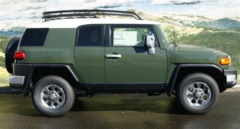 Army Green 2012 Fj Cruiser Paint Cross Reference