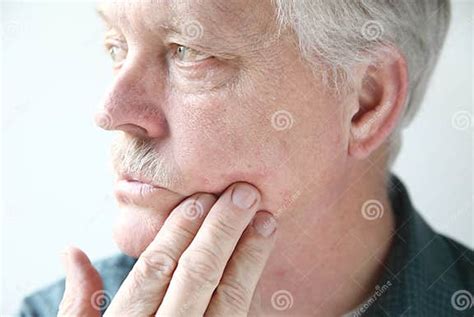 Itchy Rash On Man S Face Stock Photo Image Of Medical 29529508