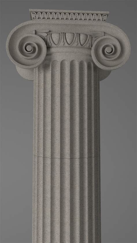 Column Ionic Order 3d Models In Decoration 3dexport