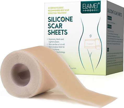 Silicone Scar Sheets Silicone Scar Tape Roll 16” X 120”roll