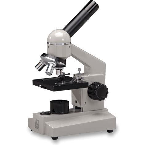 National Optical 127 Cled Led Compound Microscope 10x Eyepiece Rugged